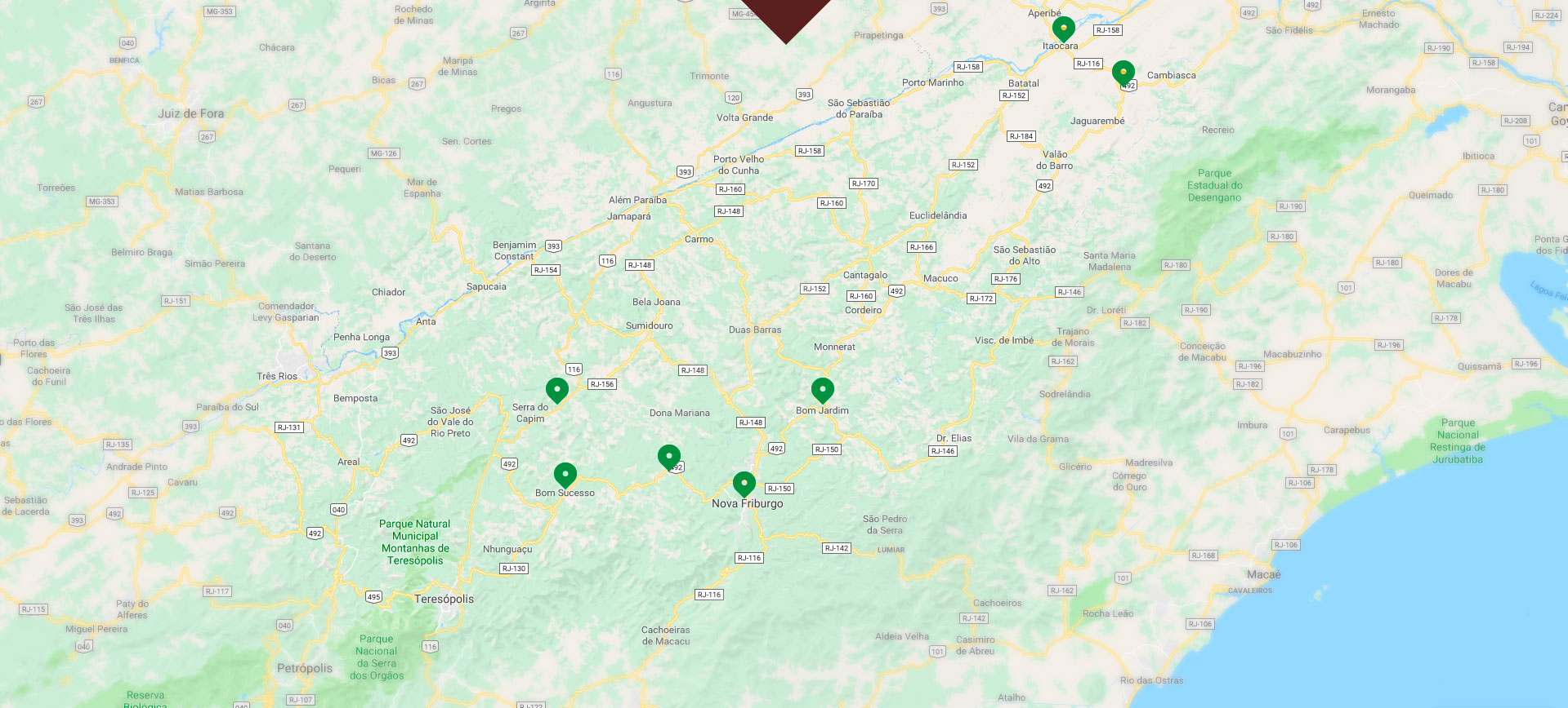 Mapa Comercial Friburguense